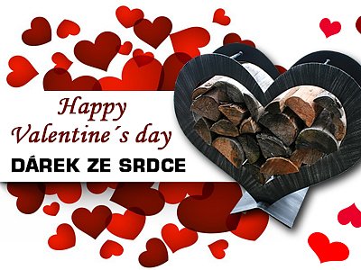 Heart-shaped firewood basket – ideal gift not only for Valentine’s Day