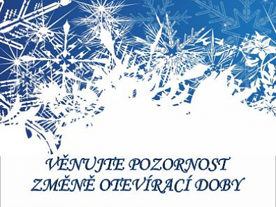 Vánoční otevírací doba